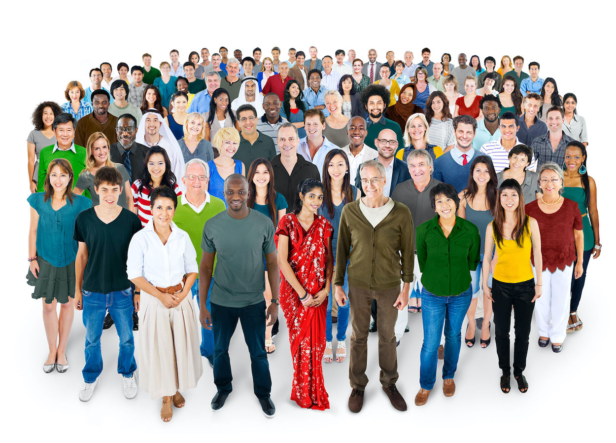 Group Of Diverse People Studio