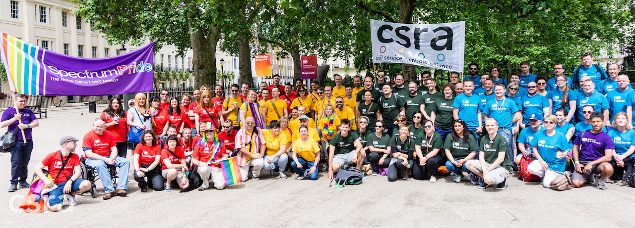 Civil Servants at Pride London 2018