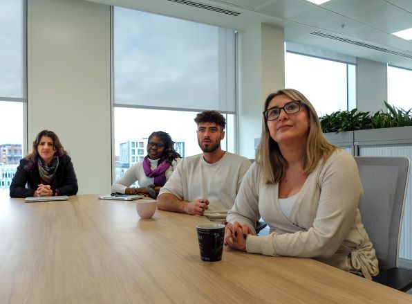 HMRC employees around the table