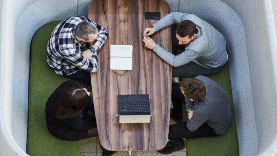 Digital Image - Colleagues in a pod