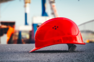 Red construction hat
