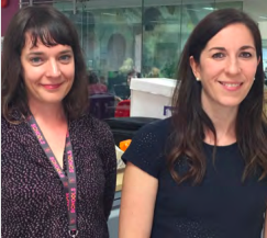 Photo of Laura Rawstorne and Deonne Rowland, from the Department for Education. Both women have long dark hair and are looking at the camera.