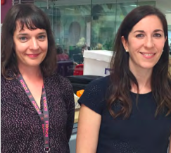 Decorative image: Photo of Laura Rawstorne and Deonne Rowland, from the Department for Education. Both women have long dark hair and are looking at the camera.