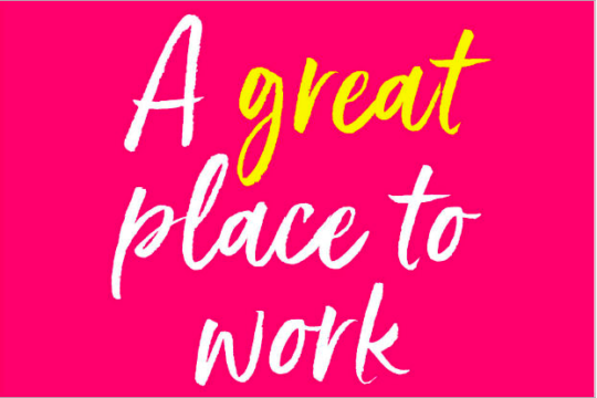 Decorative image: The Civil Service logo for 'A great place to work' scheme