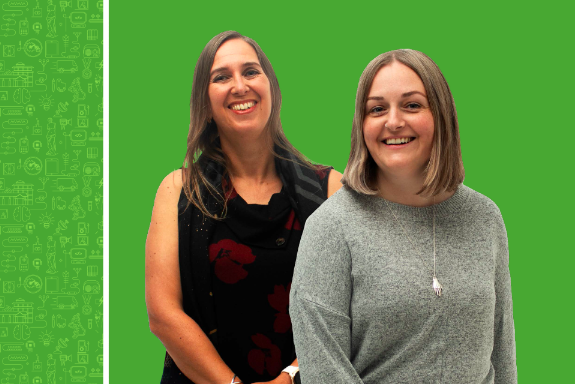 Hazel Thorpe Business Change Manager and Women’s Network Chair Gemma Jones Head of Business Intelligence and Women’s Network Deputy Chair
