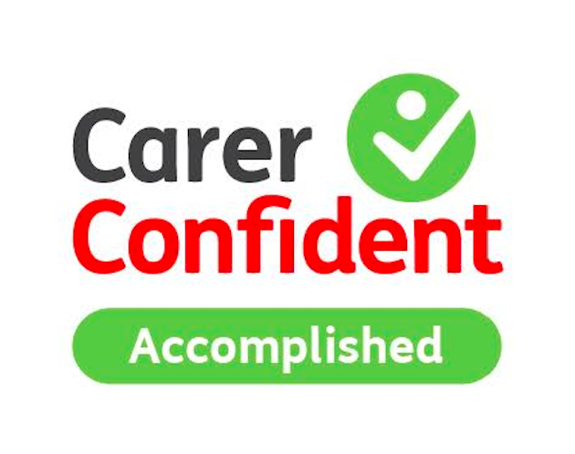 DFE - Carer Confident logo - Accomplished level.
