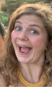 Decorative image: a photo of Lauren, government researcher. She has blonde hair and an engaging smile
