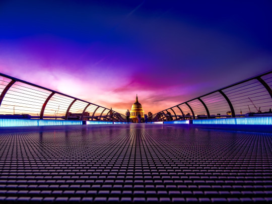 Bridge And St Pauls Cathedral