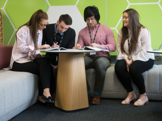 Four Team Members At Hm Land Registry