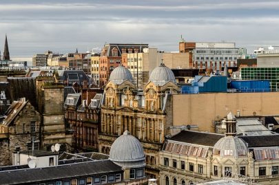 Decorative image: a photo of the Glasgow skyline