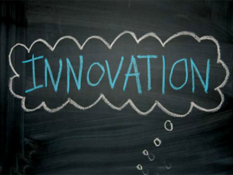 Innovation Written On Blackboard