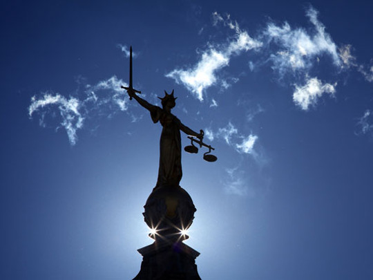 A photo of the Lady Justice Statue