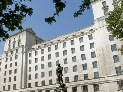 Photo of the Ministry Of Defence Main Building in Whitehall London