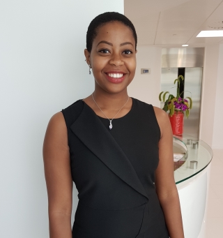 Portrait of Rochelle Thompson at MOJ