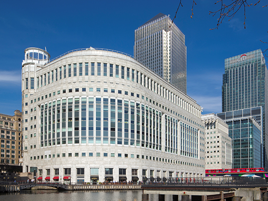 A photo of the South Colonnade Property Hub, on a clear day