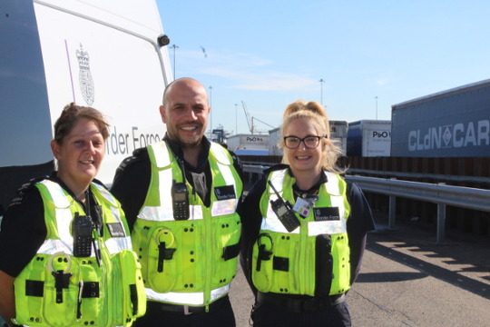 Three Border Force Team Members